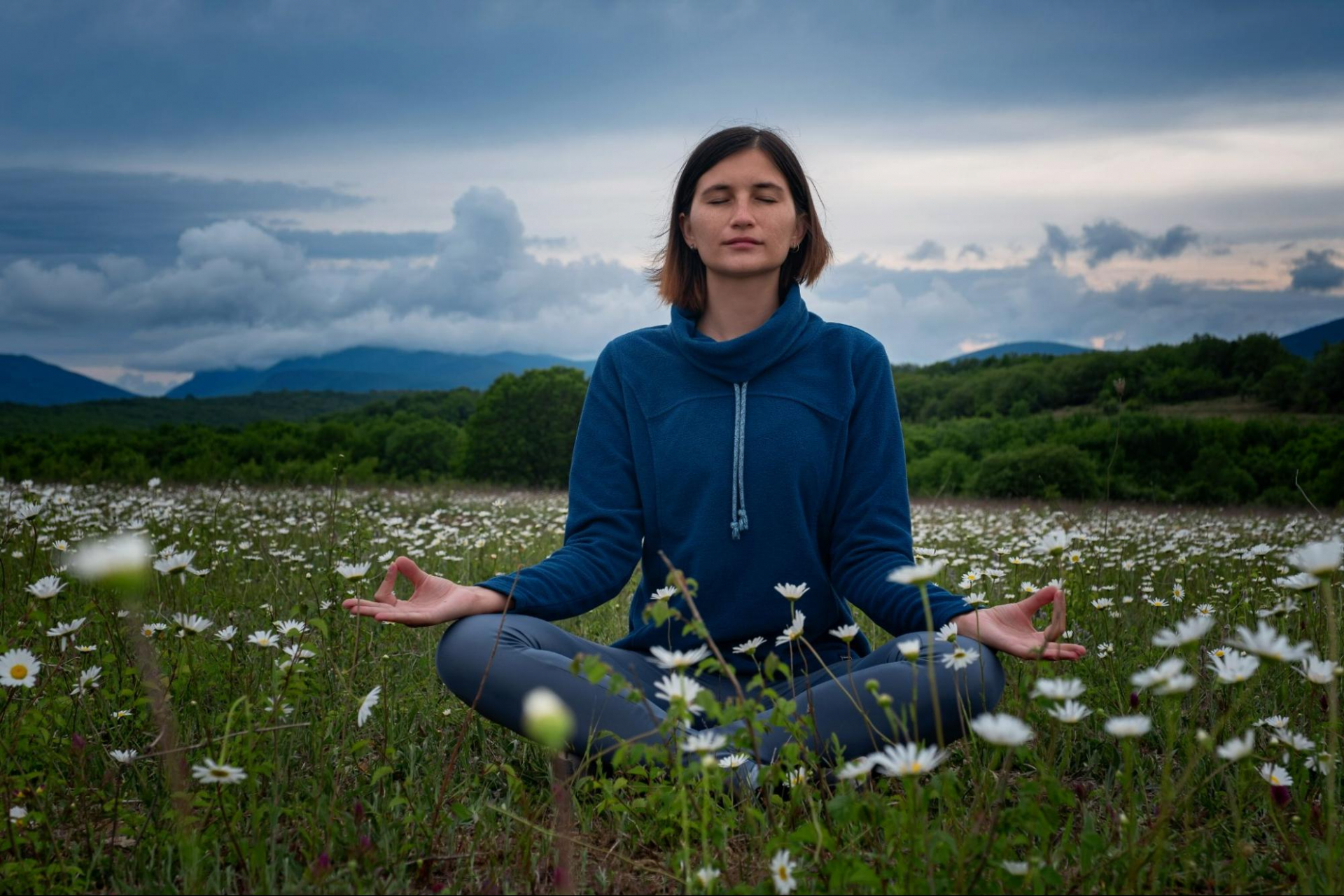 Йога на природе. Источник: elements.envato.com